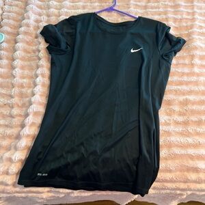 Nike Women's Short Sleeve Black Tee